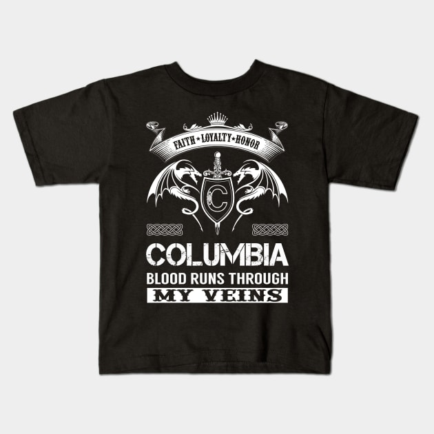 COLUMBIA Kids T-Shirt by Linets